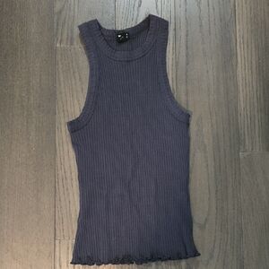 Billabong Ribbed Tank Top in Deep Blue